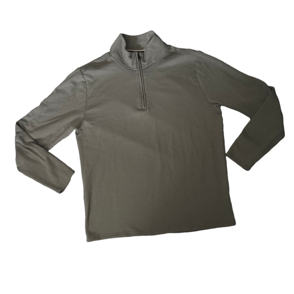 Weatherproof Gray Quarter-Zip Pullover XL